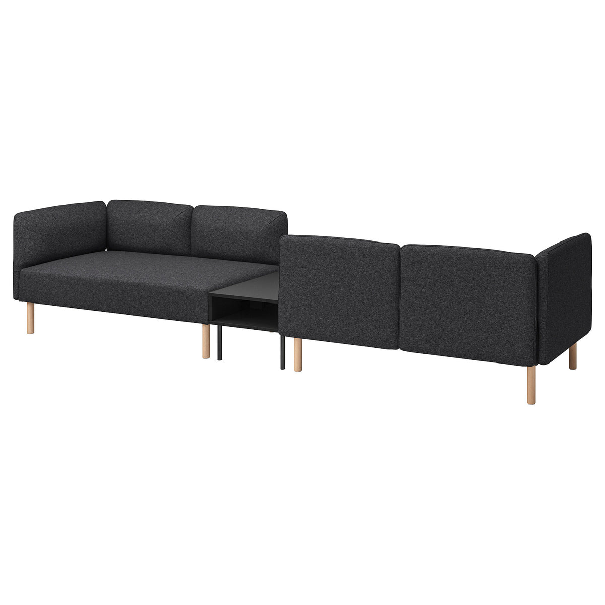 LILLEHEM 4-seat modular sofa with side table