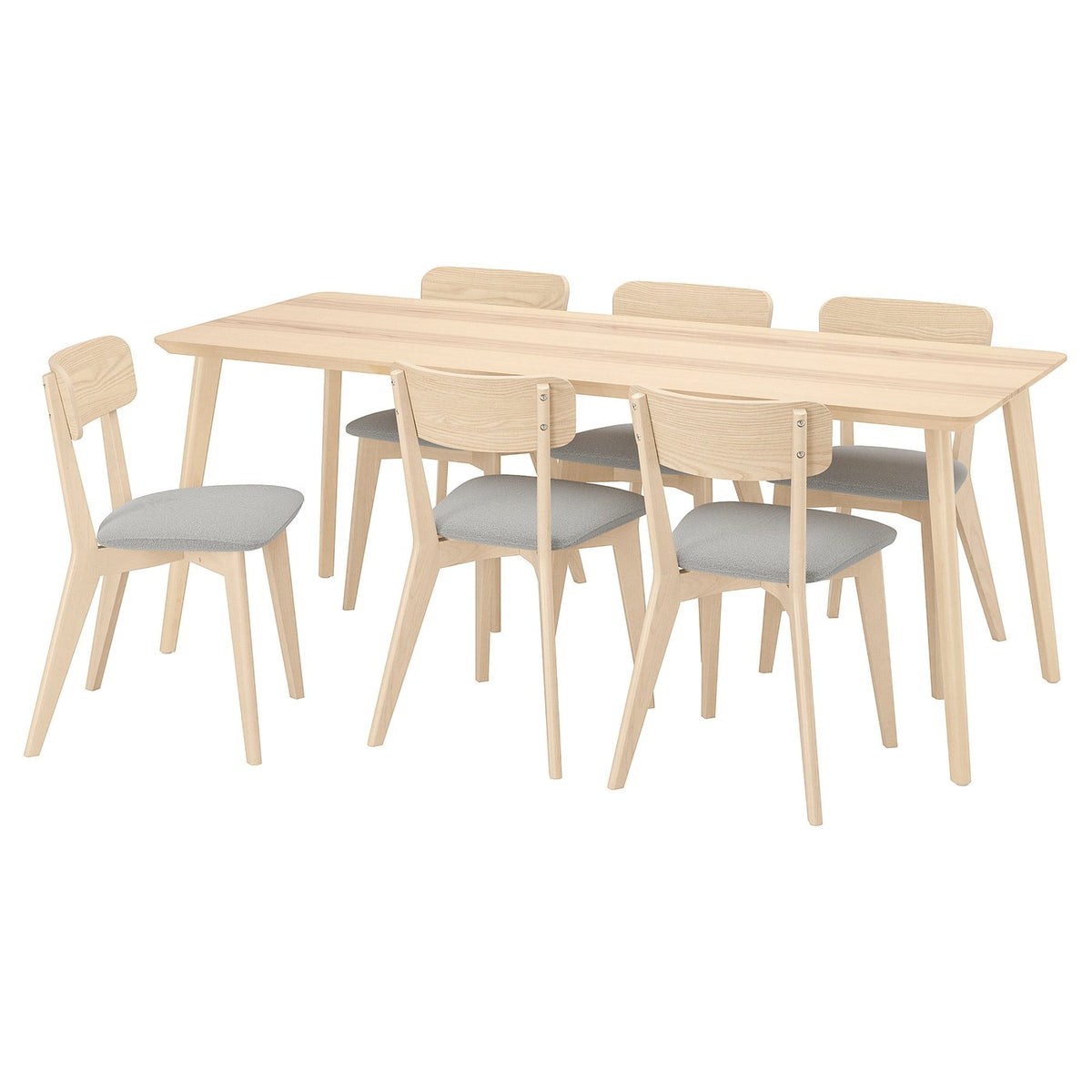 LISABO / LISABO Table and 6 chairs