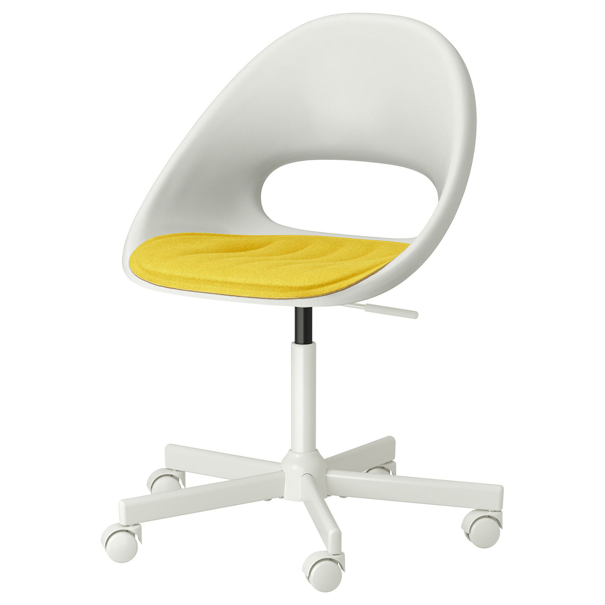 LOBERGET / MALSKÄR swivel chair + pad