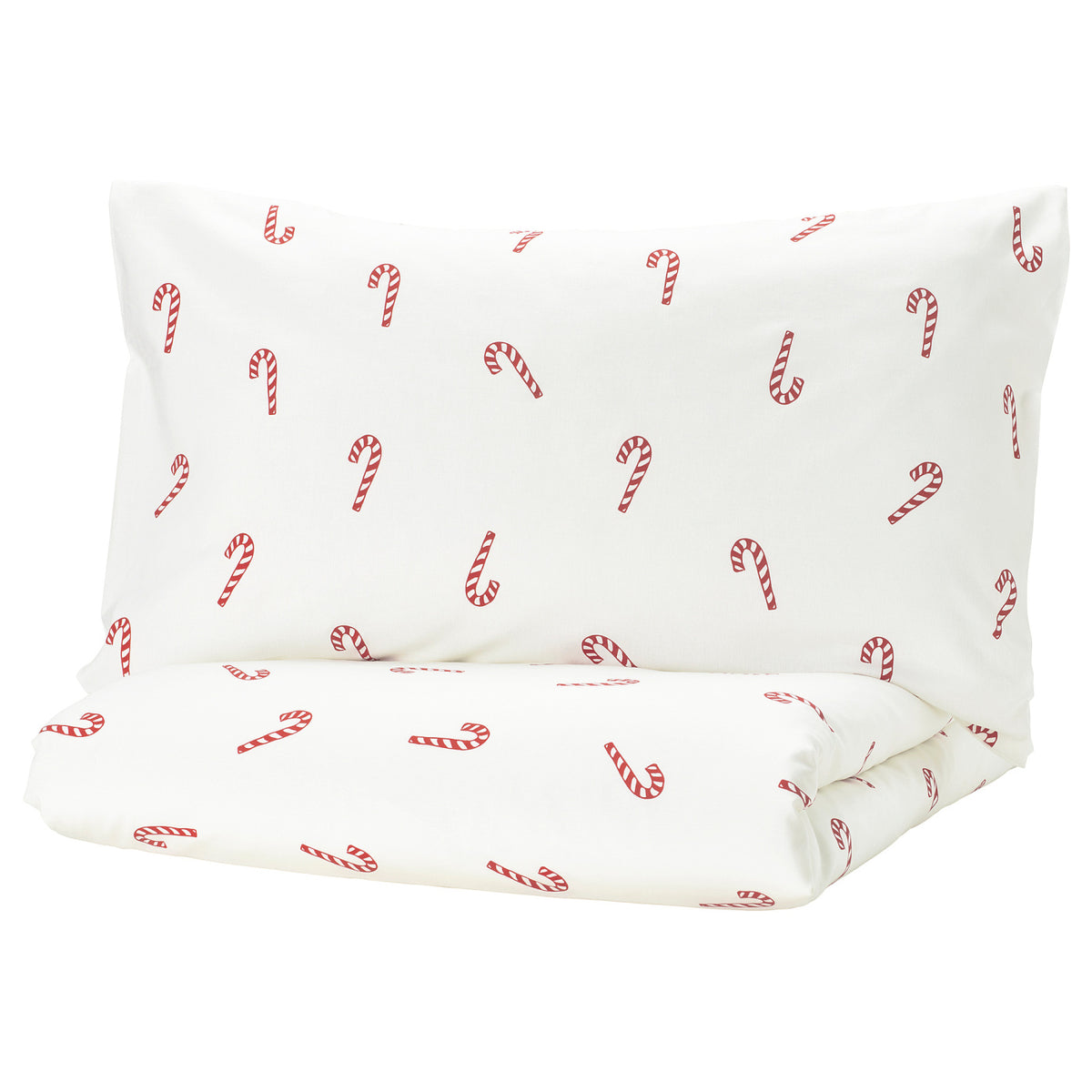 LÖVSÅNGARE duvet cover and pillowcase, 150x200/50x80 cm