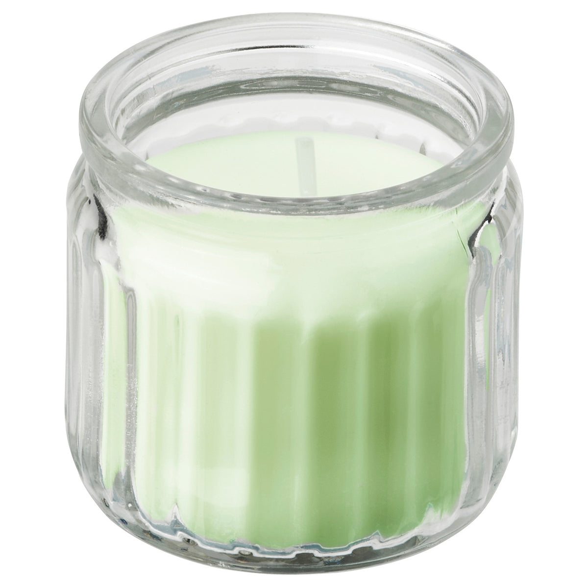 LÖVSKOGSLUND scented candle in glass, 12 hr