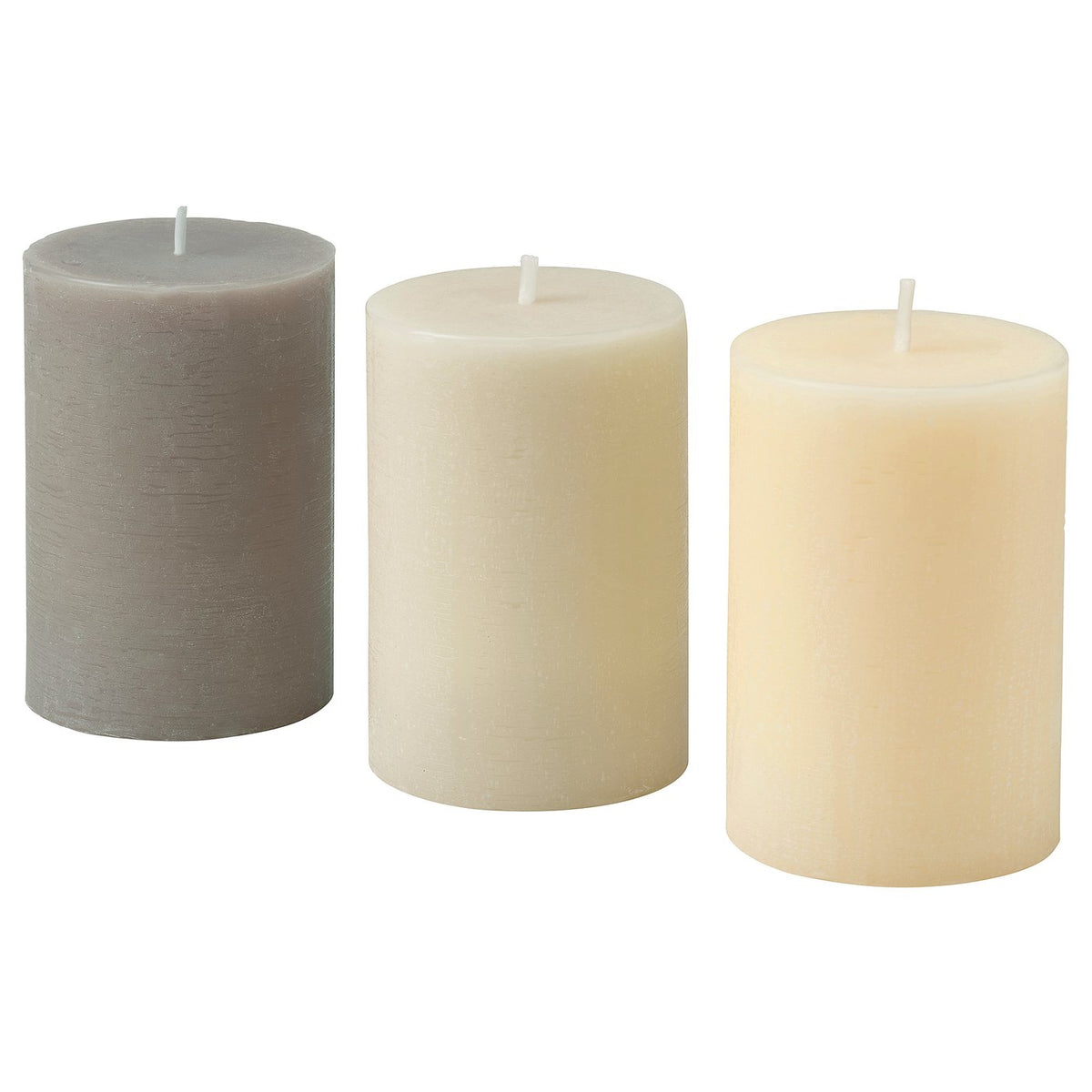 LOTSFÅGEL scented pillar candle