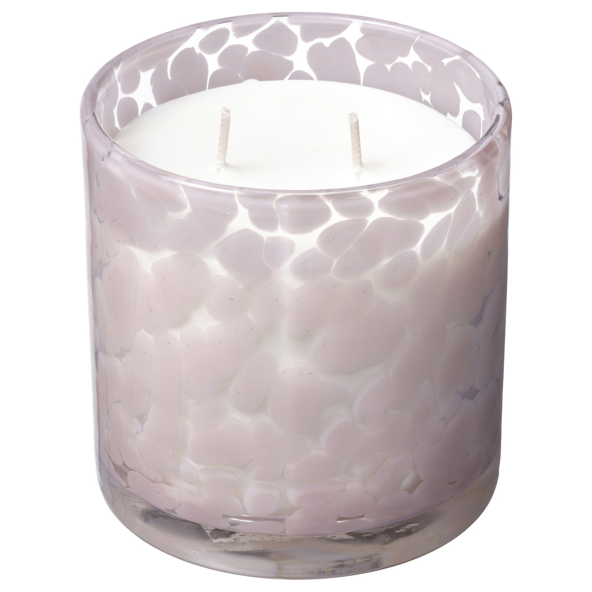 LUGNARE scented candle in glass, 2 wicks