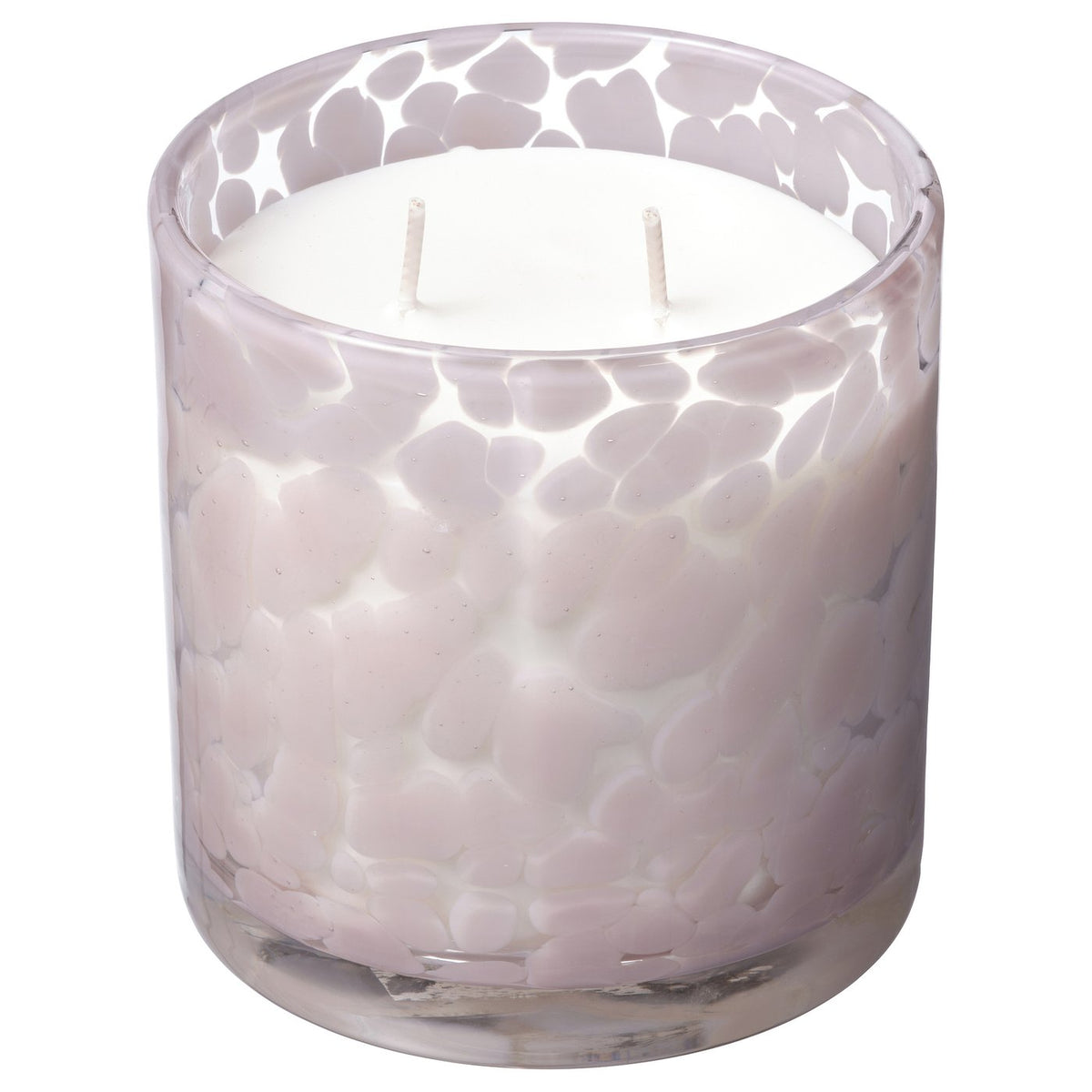 LUGNARE scented candle in glass, 2 wicks