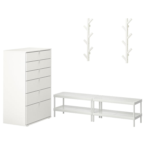 MACKAPÄR / VIHALS hallway furniture, set of 5