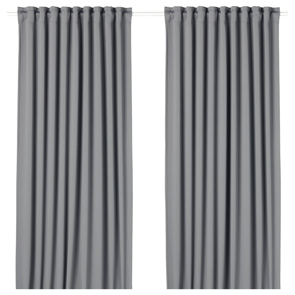 MAJGULL block-out curtains, 1 pair