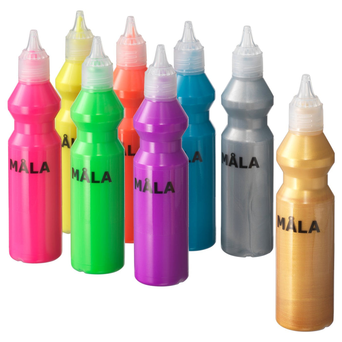 MÅLA fluorescent/glitter paint