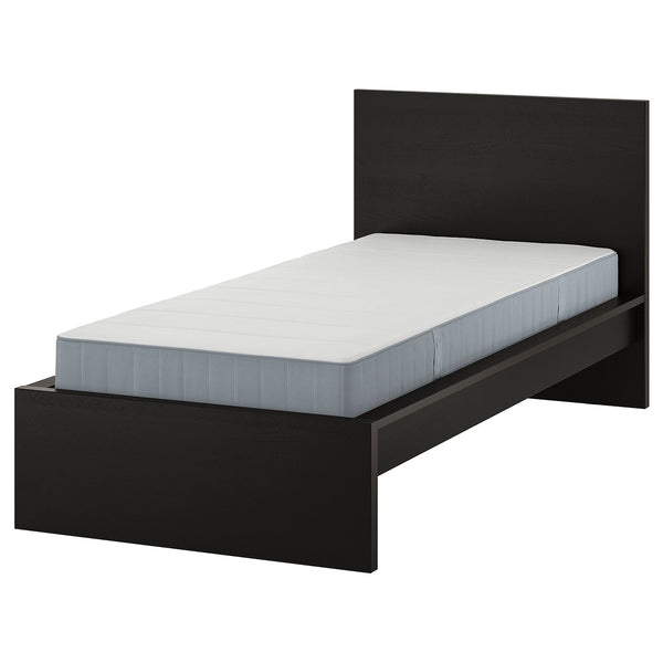 MALM bed frame with mattress