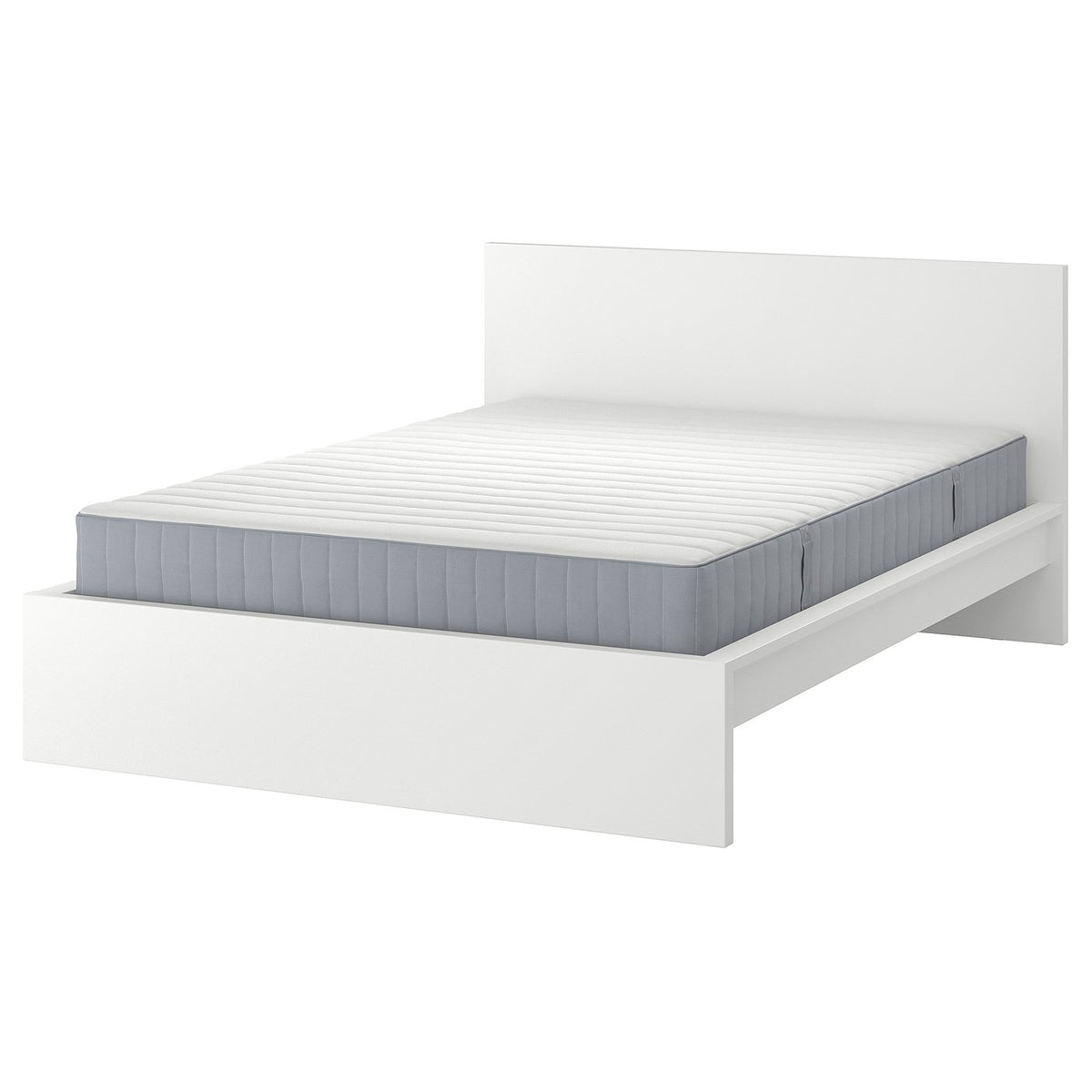 MALM bed frame with mattress