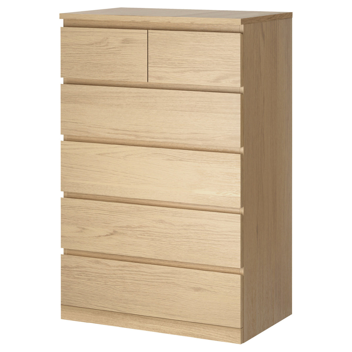 MALM chest of 6 drawers, 80x123 cm