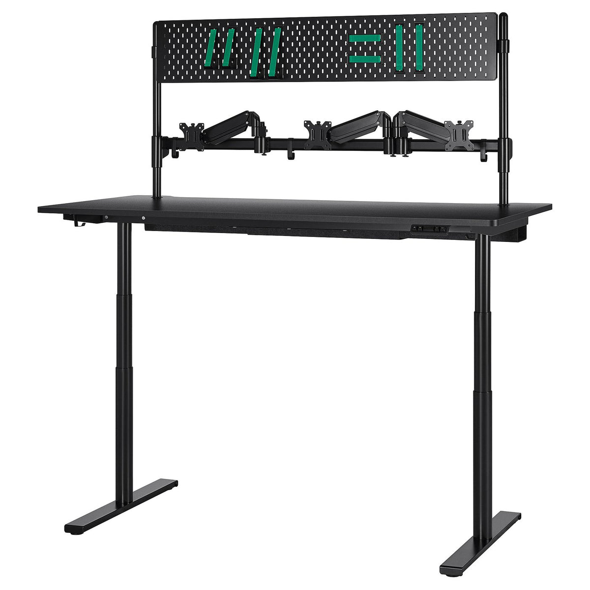MÅLOMRÅDE gaming desk sit/stand
