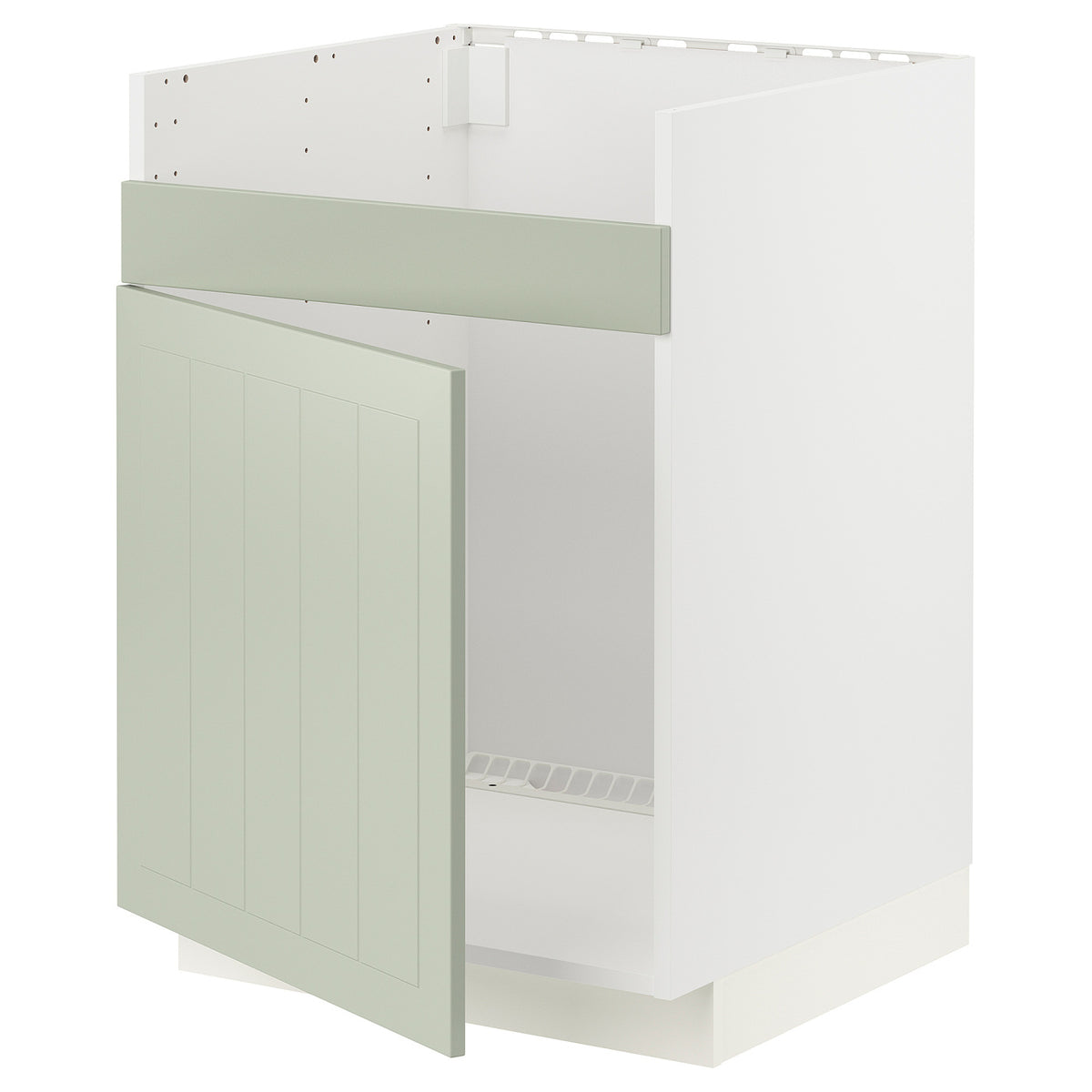 METOD base cab f HAVSEN single bowl sink, 60x60x80 cm