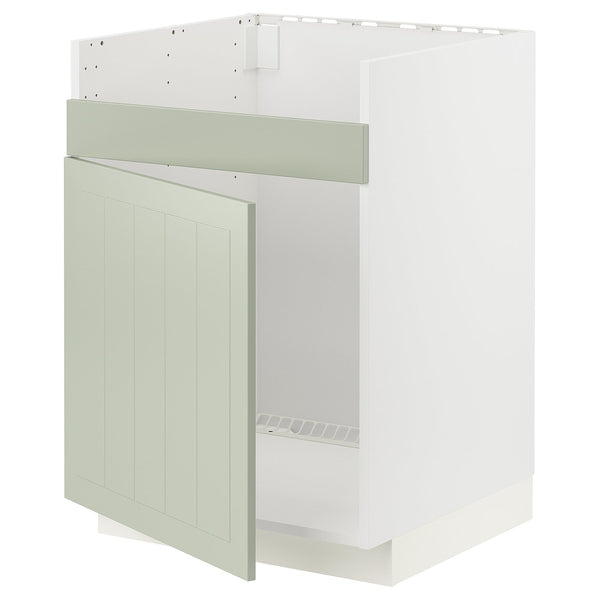 METOD base cab f HAVSEN single bowl sink