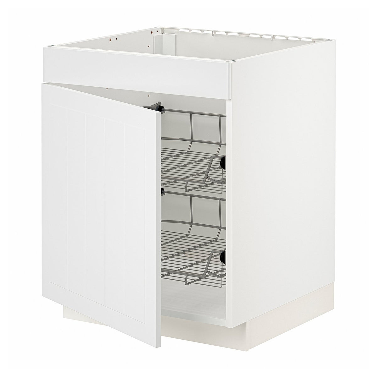 METOD base cab f hob/drawer/2 wire bskts