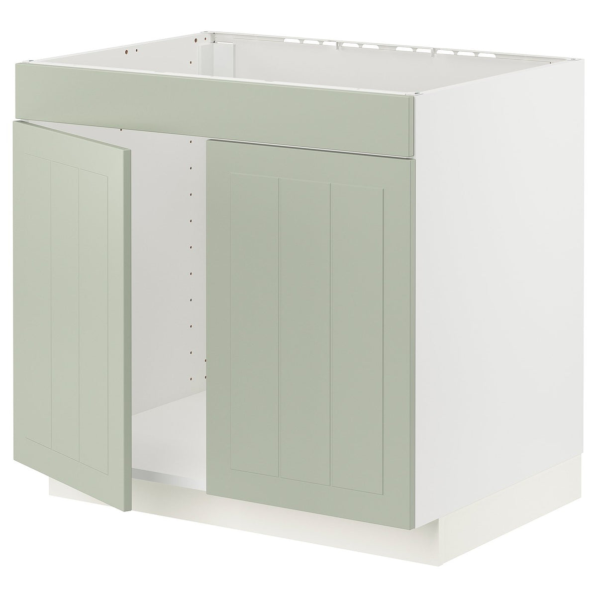 METOD base cabinet f sink w 2 doors/front