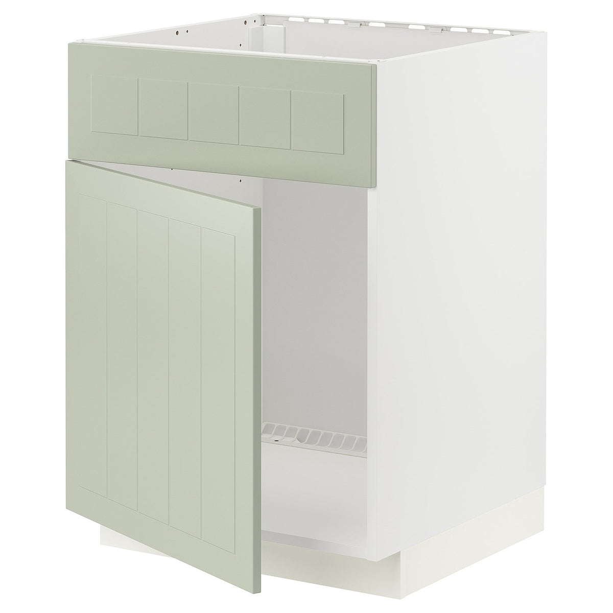 METOD base cabinet f sink w door/front