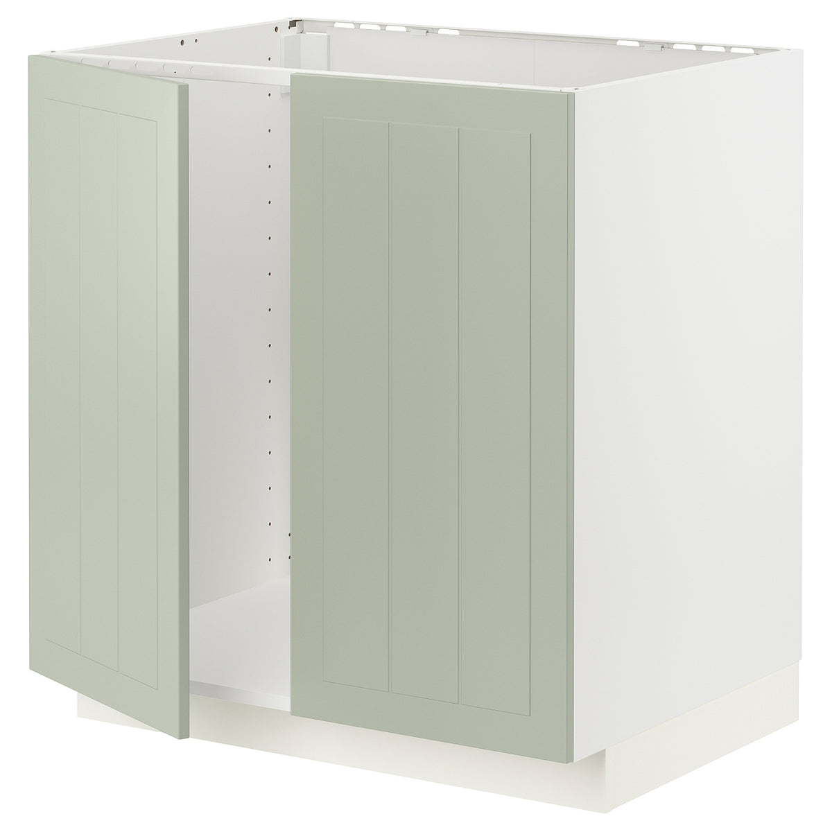 METOD base cabinet for sink + 2 doors
