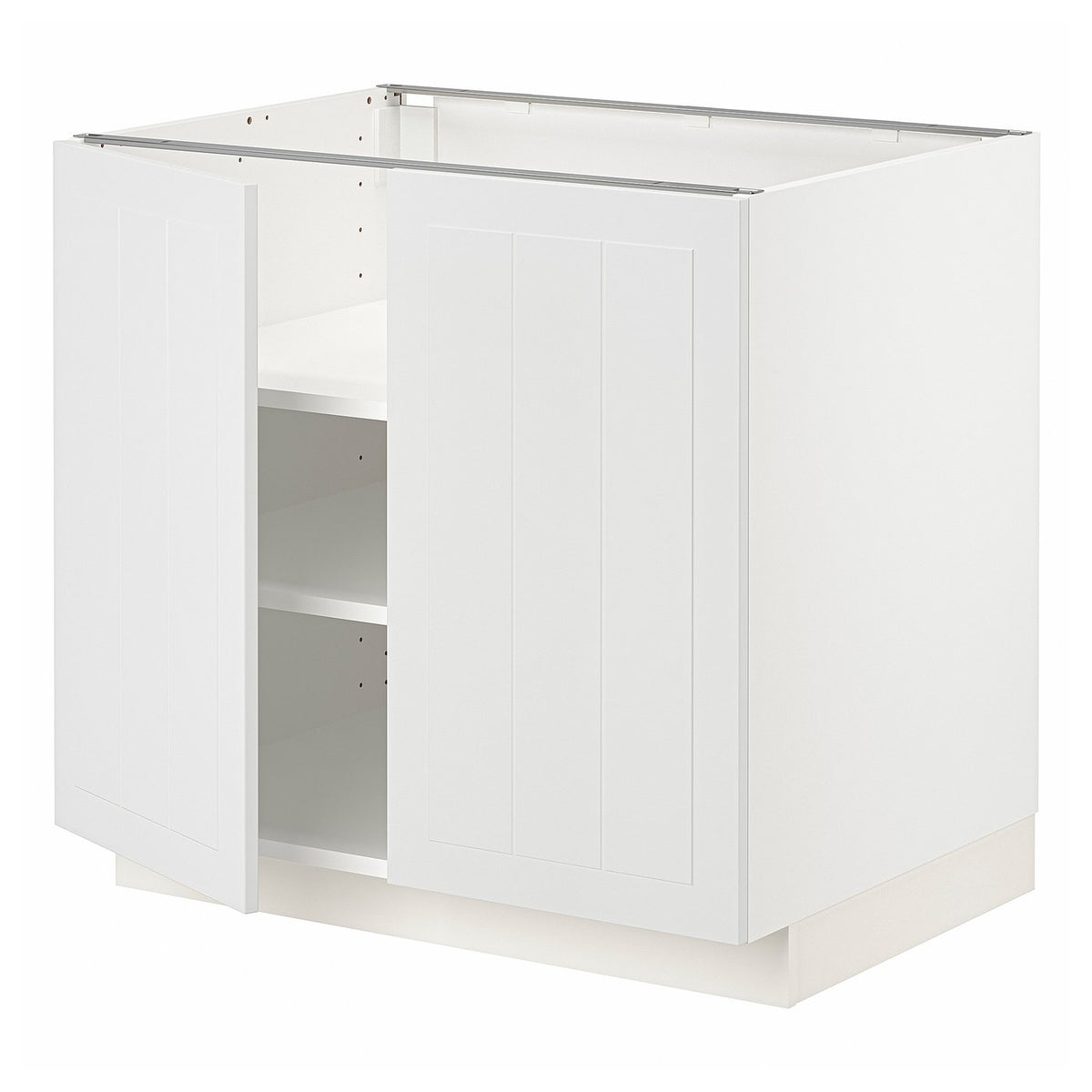 METOD base cabinet with shelves/2 doors