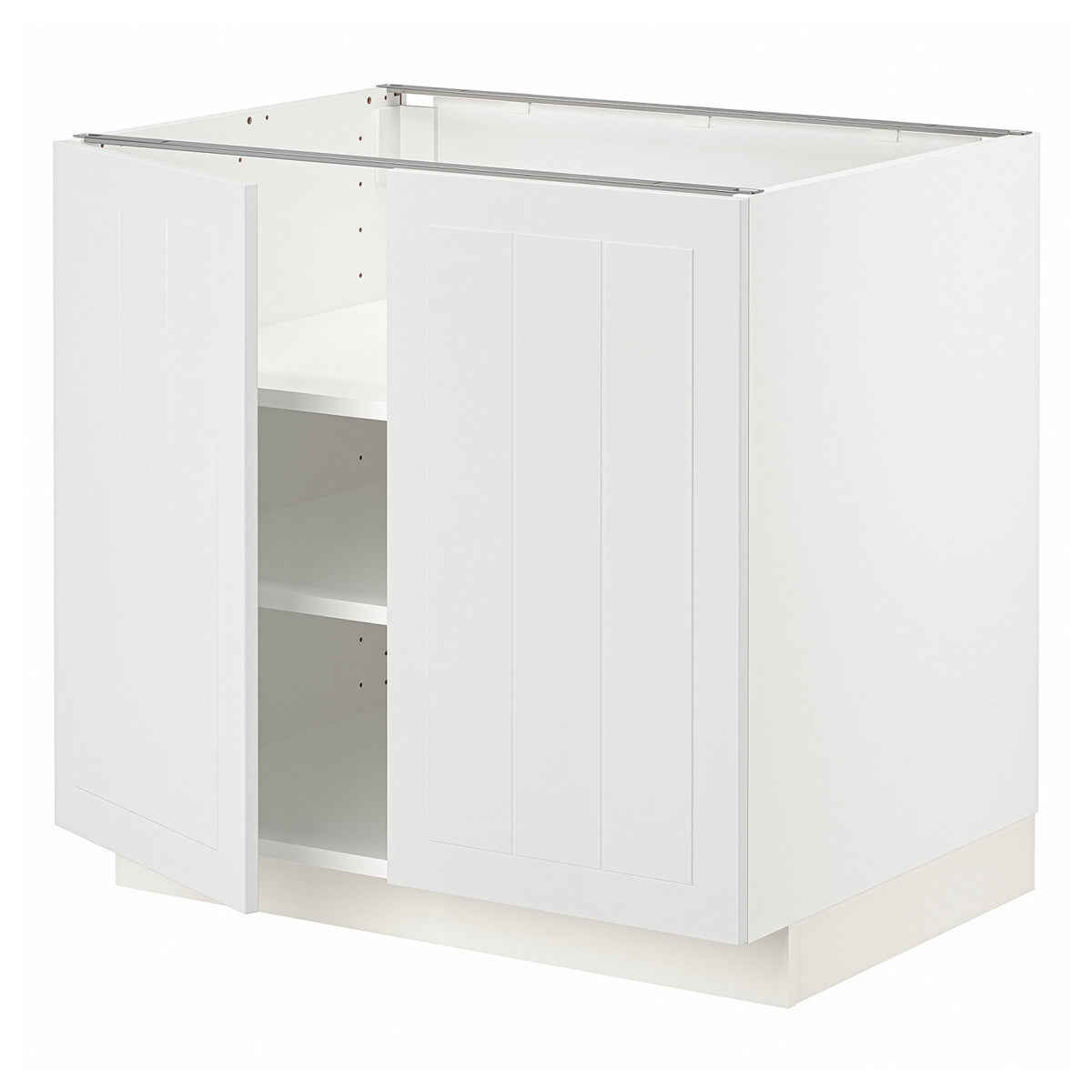 METOD base cabinet with shelves/2 doors