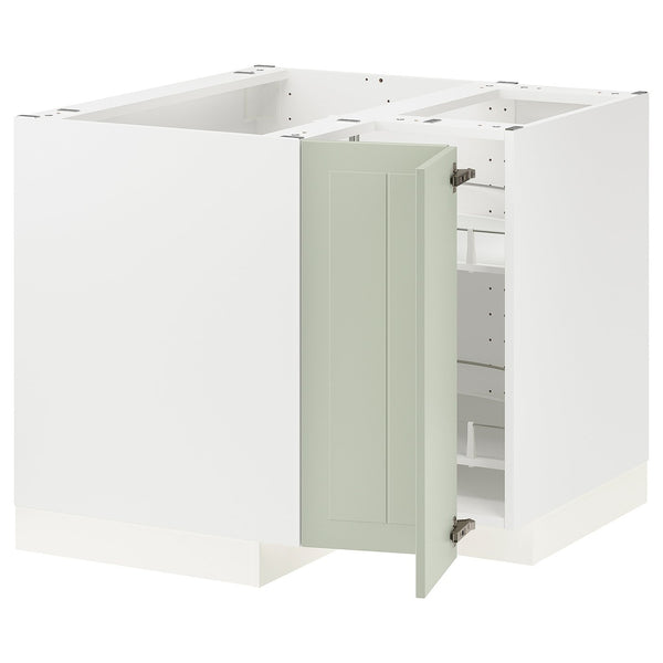 METOD corner base cabinet with carousel