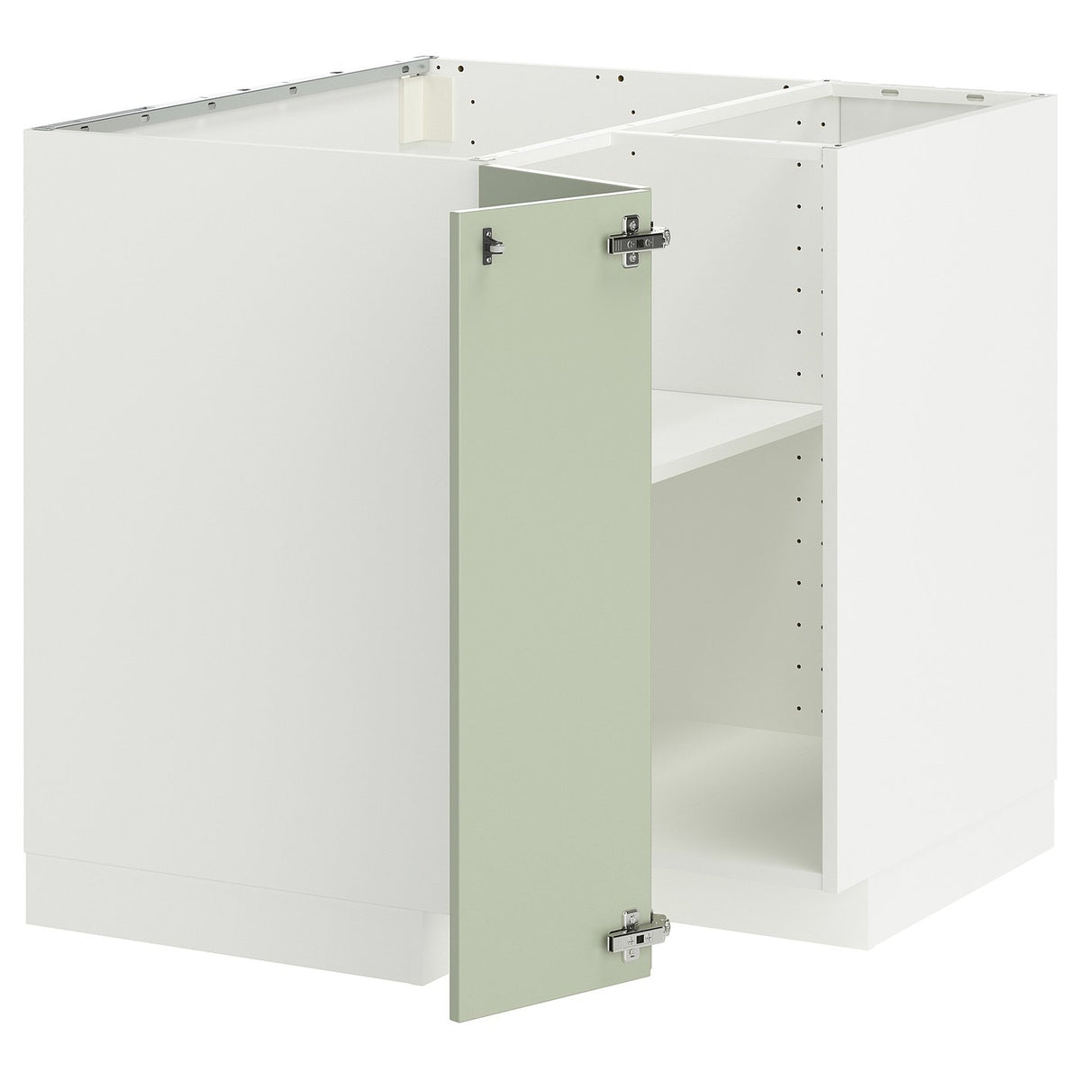 METOD corner base cabinet with shelf