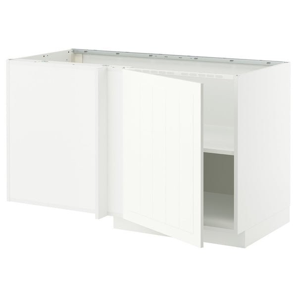 METOD corner base cabinet with shelf