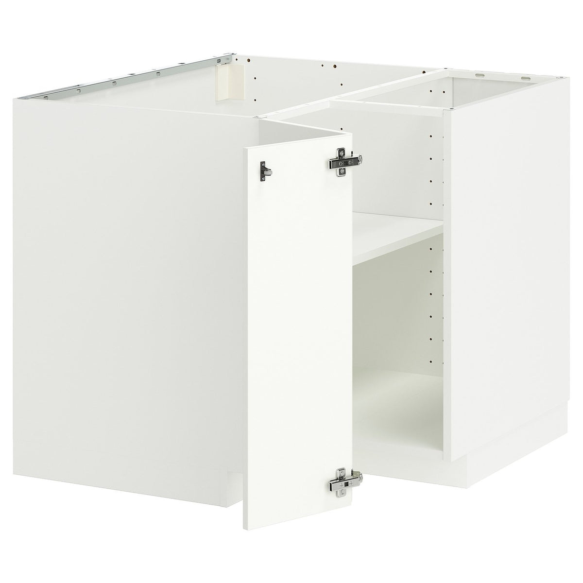 METOD corner base cabinet with shelf