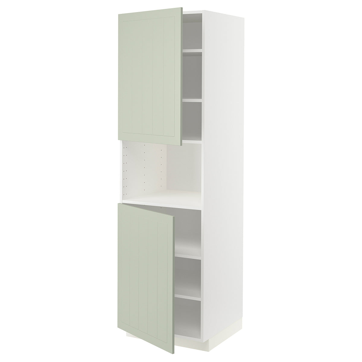 METOD high cab f micro w 2 doors/shelves