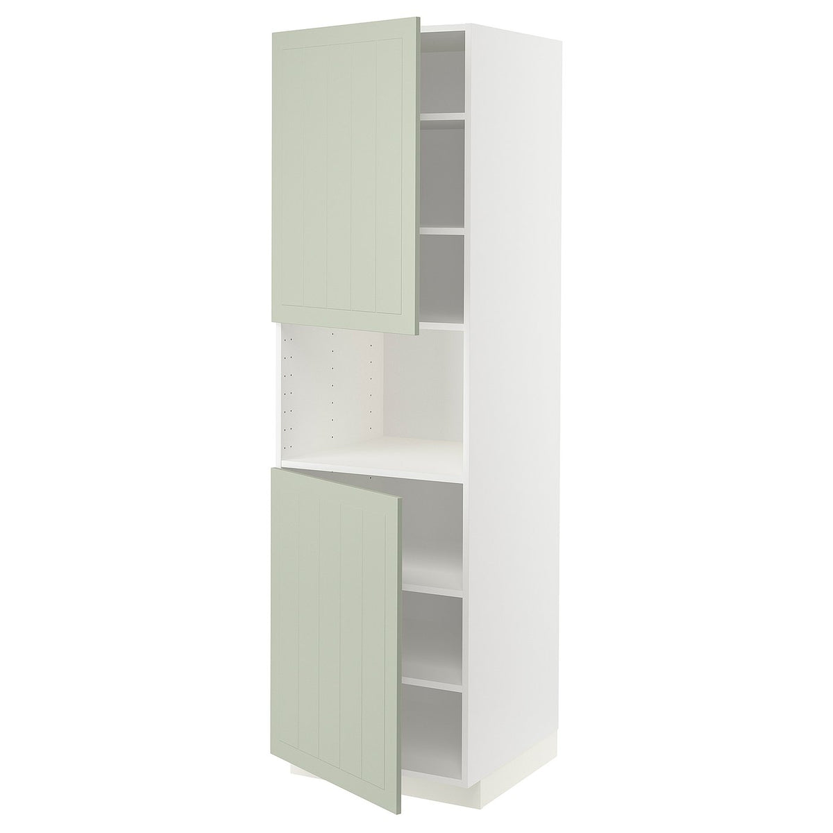 METOD high cab f micro w 2 doors/shelves