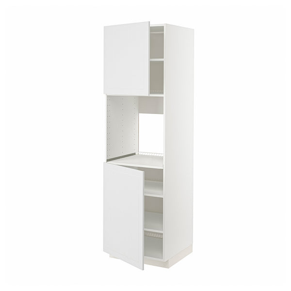 METOD high cab f oven w 2 doors/shelves