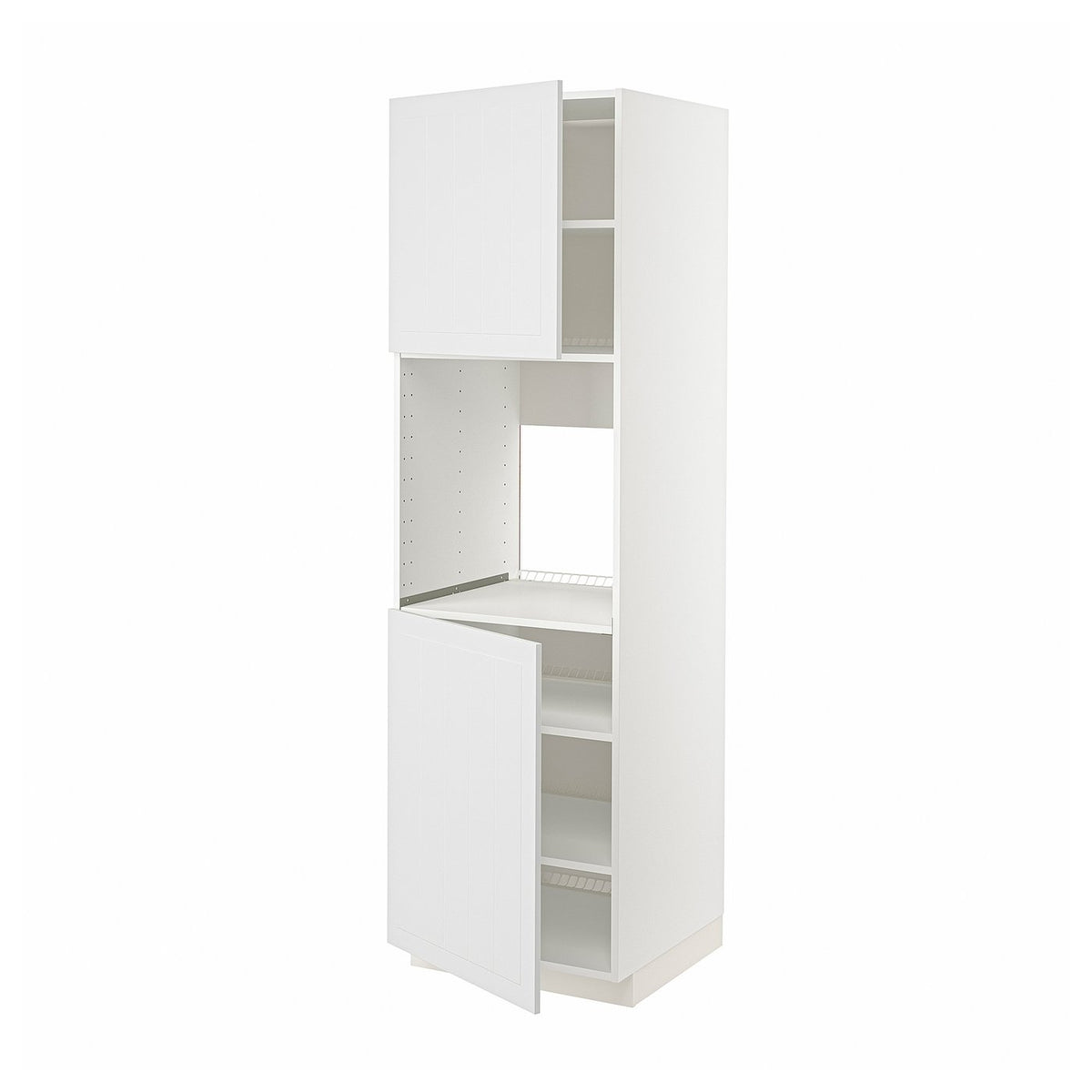 METOD high cab f oven w 2 doors/shelves
