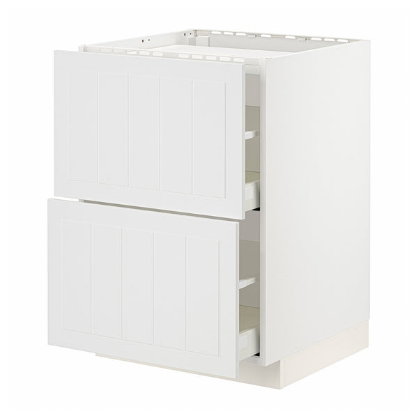 METOD / MAXIMERA base cab f hob/2 fronts/2 drawers