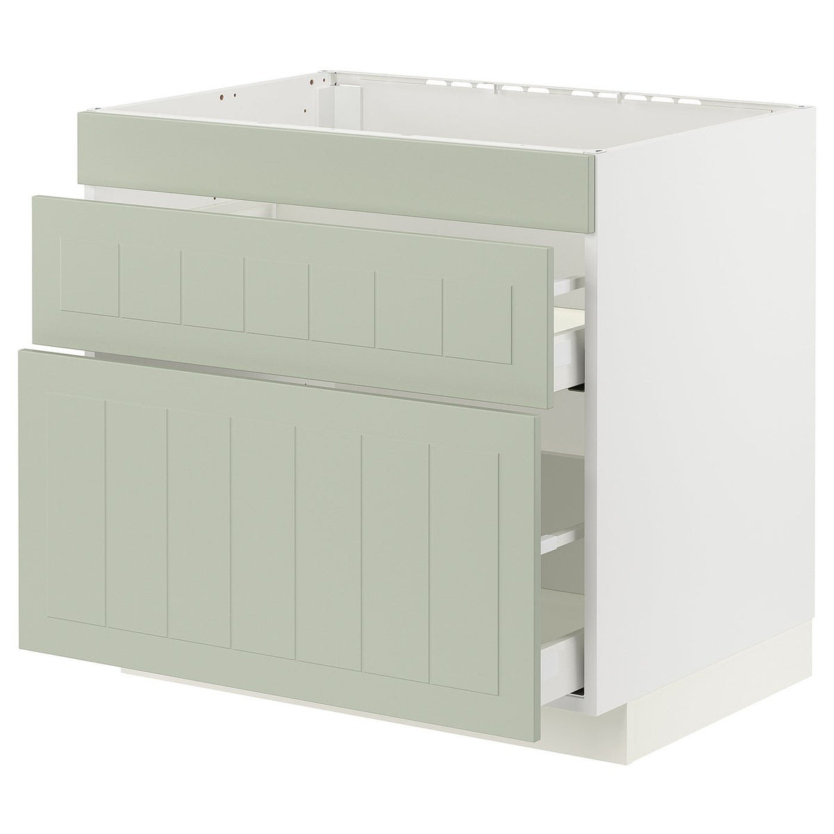 METOD / MAXIMERA base cab f hob/3 fronts/2 drawers