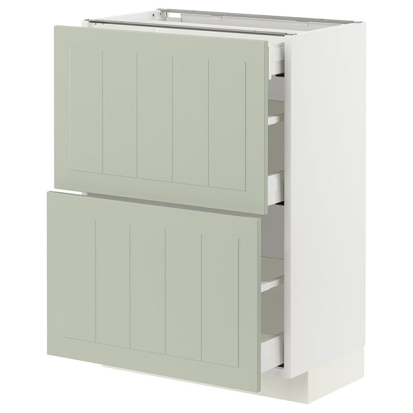 METOD / MAXIMERA base cab with 2 fronts/3 drawers