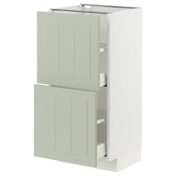 METOD / MAXIMERA base cabinet with 2 drawers