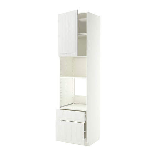METOD / MAXIMERA high cabinet f built-in appliances