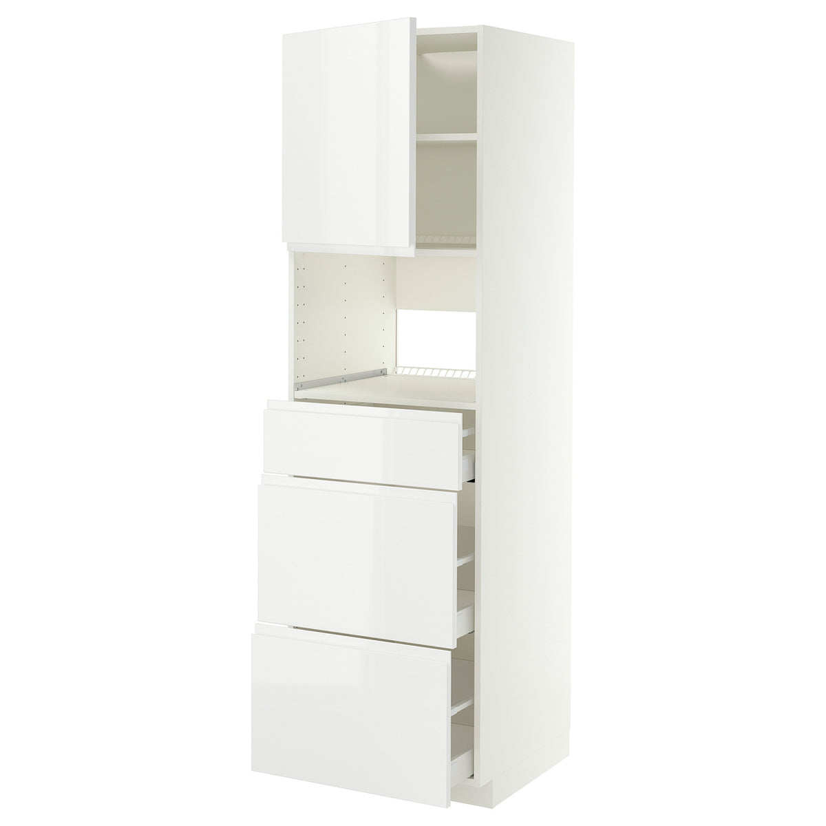 METOD / MAXIMERA high cabinet f built-in appliances, 60x60x200 cm