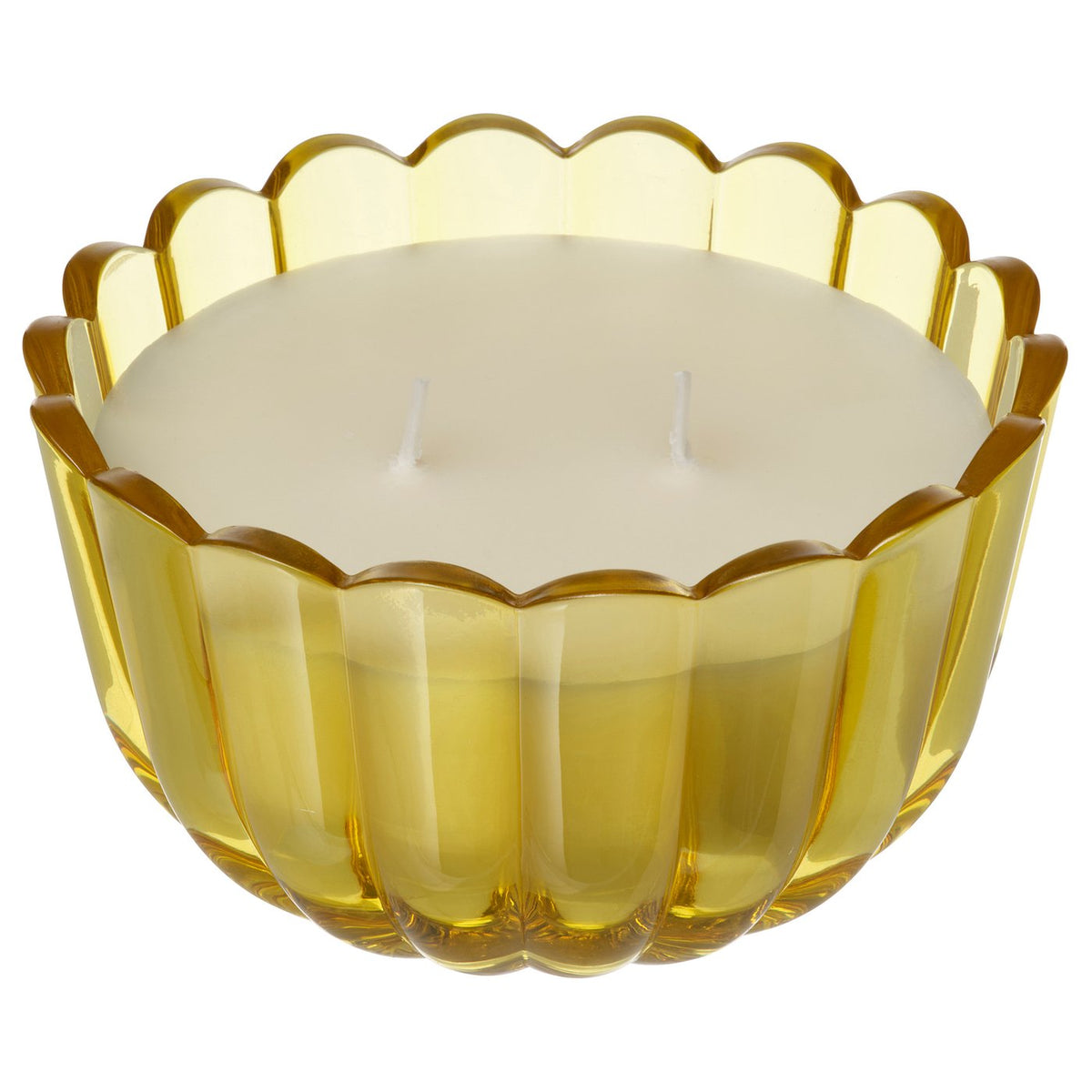 MORKULLA Scented candle in glass, 2 wicks