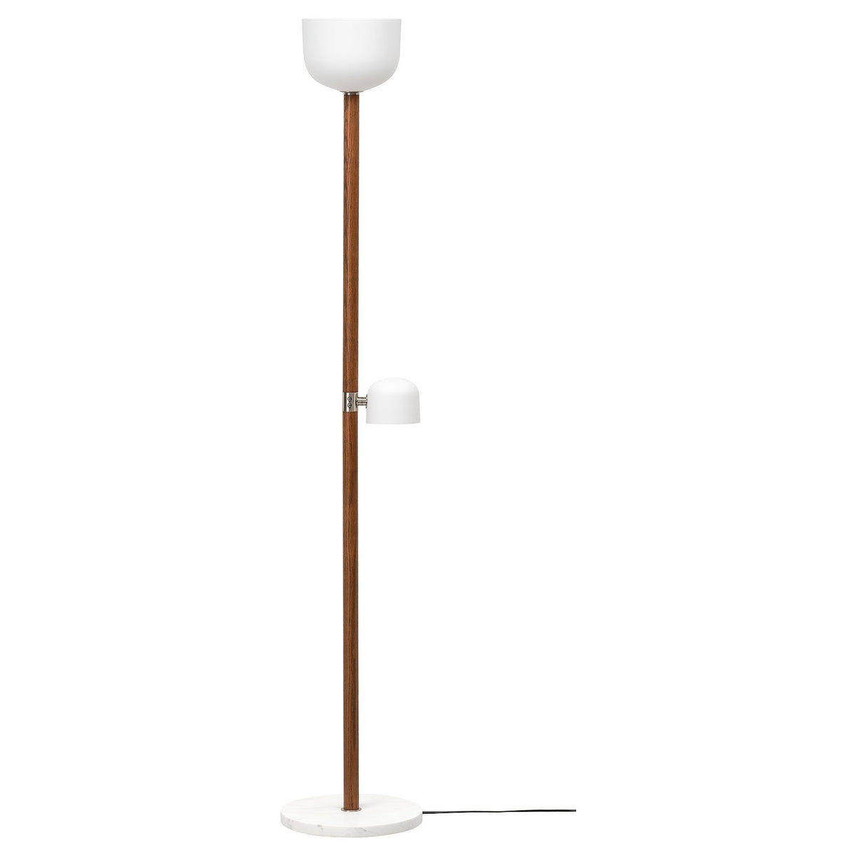 MOSSPLYM floor uplighter/reading lamp