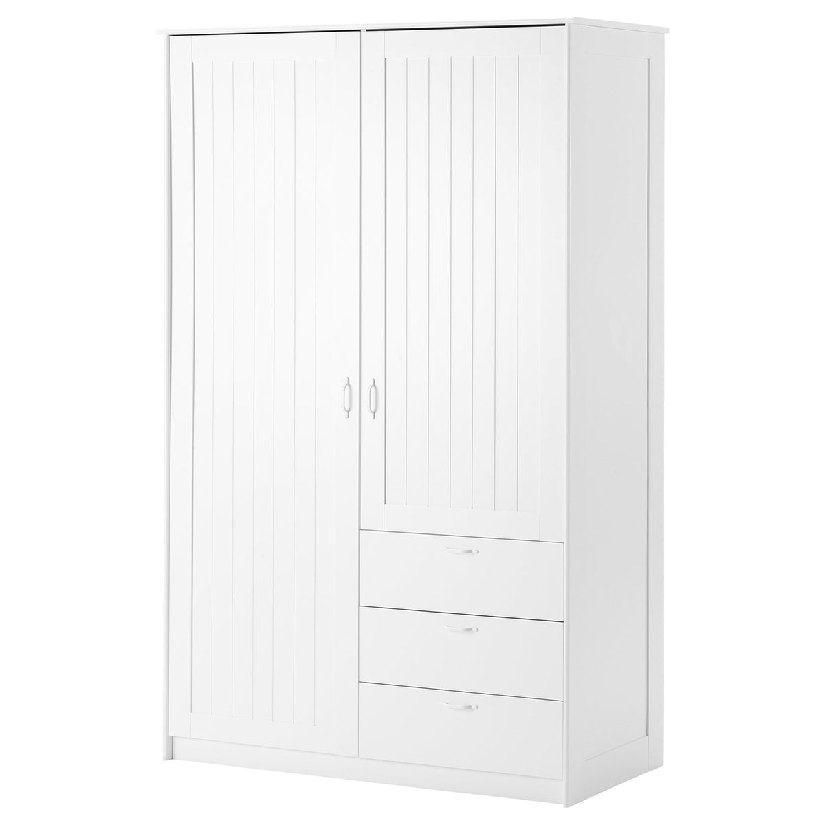MUSKEN wardrobe with 2 doors+3 drawers