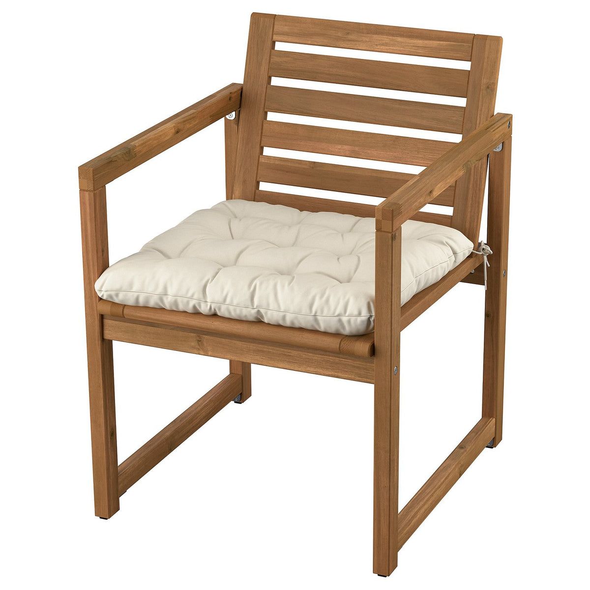 NÄMMARÖ chair with armrests, outdoor