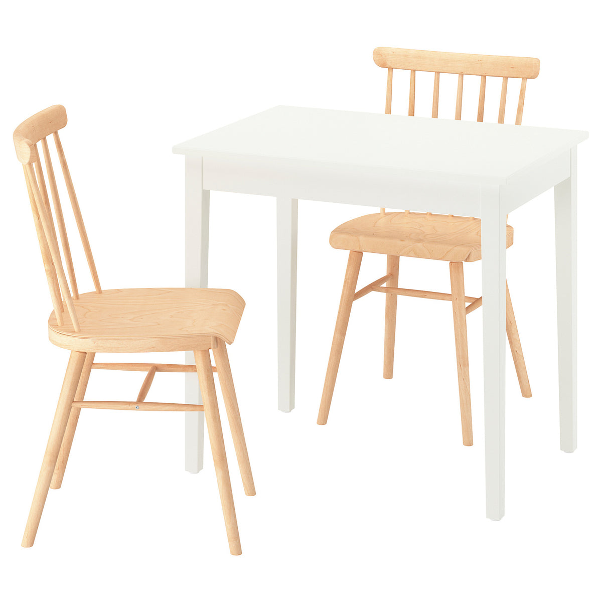 NÄSINGE / HÖGVED table and 2 chairs
