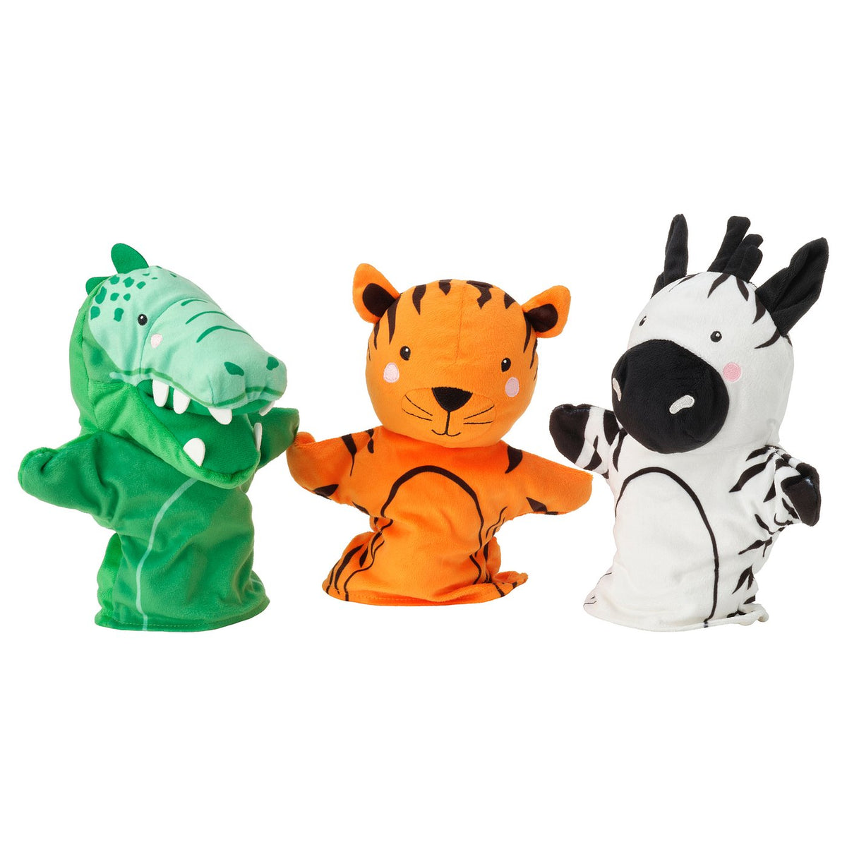 NATTHÄGER 3-piece hand puppet set