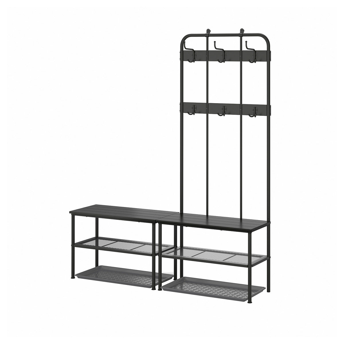 NIPÅSEN / BAGGMUCK hallway furniture, set of 4