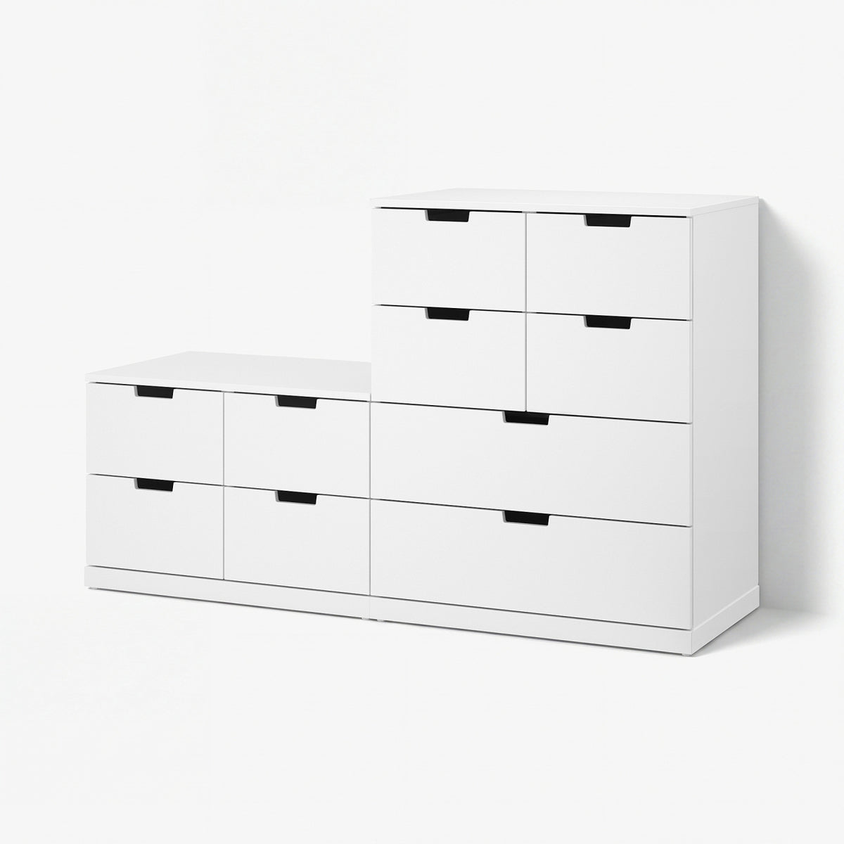 NORDLI chest of 10 drawers, 160x99 cm