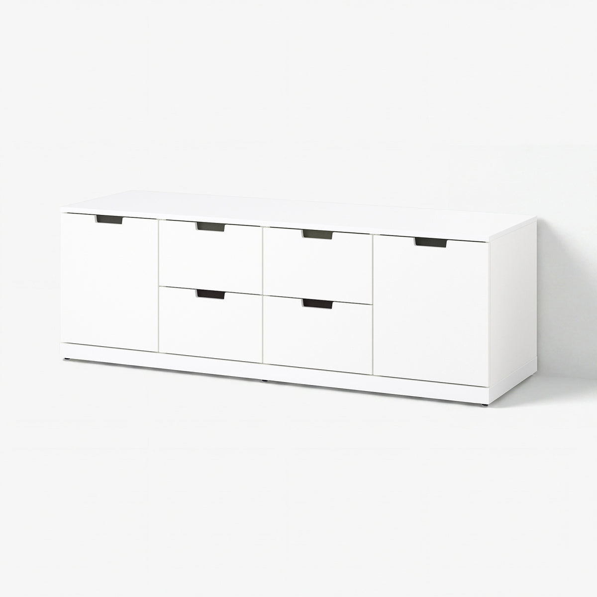 NORDLI chest of 6 drawers, 160x54 cm