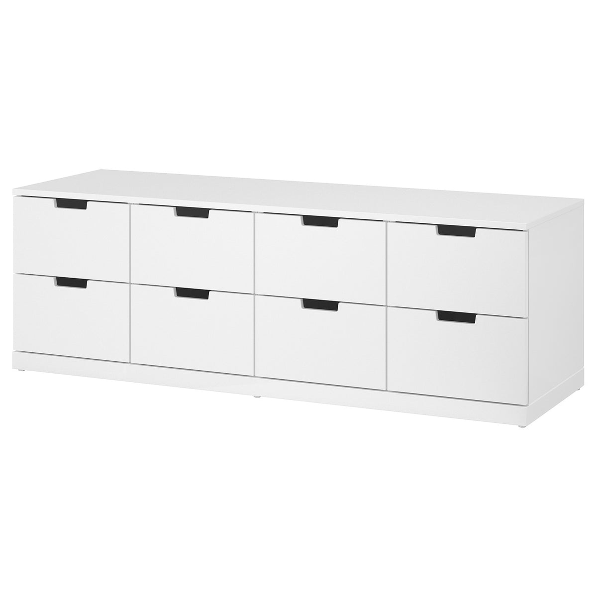 NORDLI chest of 8 drawers, 160x54 cm