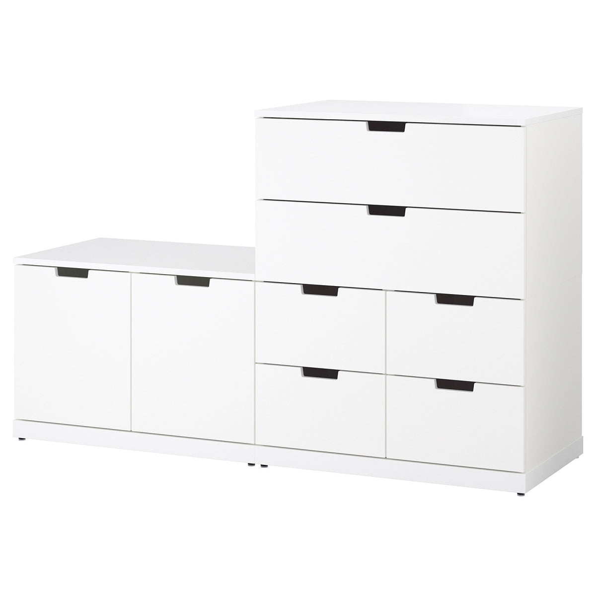 NORDLI chest of 8 drawers, 160x99 cm