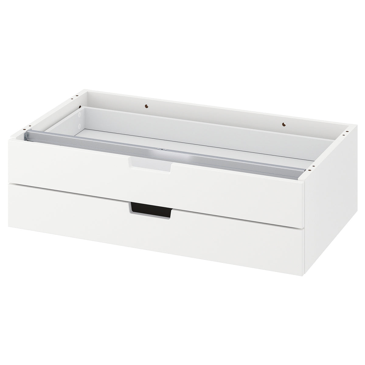 NORDLI modular chest of 2 drawers, 80x23 cm