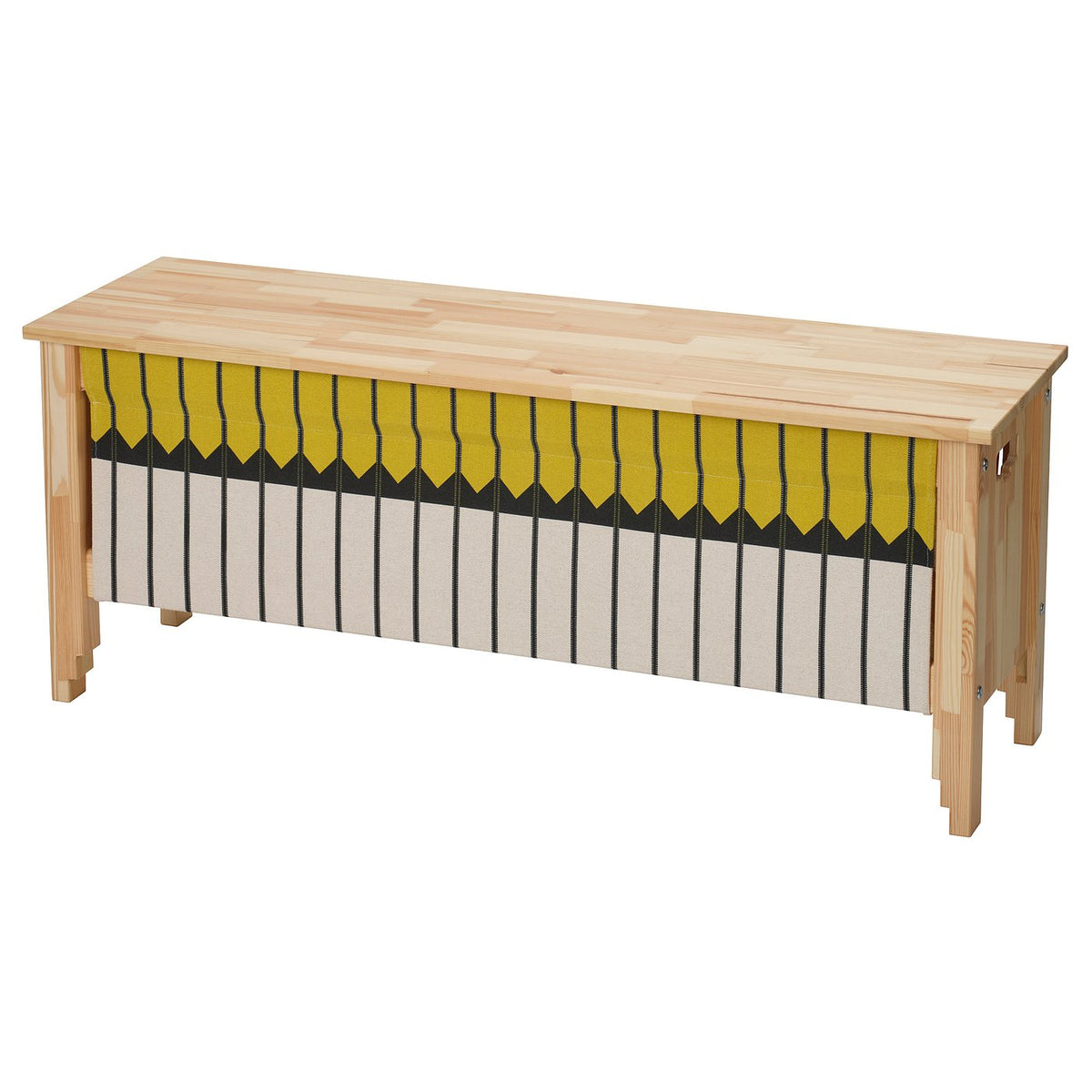 OMMJÄNGE bench with storage